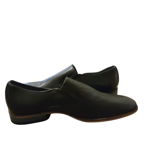 Modern Fiction Black Leather Oxfords Accent 11.5 Preppy Old Money Collegiate - Picture 9 of 13